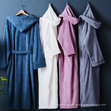 Bathrobe 100% de algodão Terry para adultos